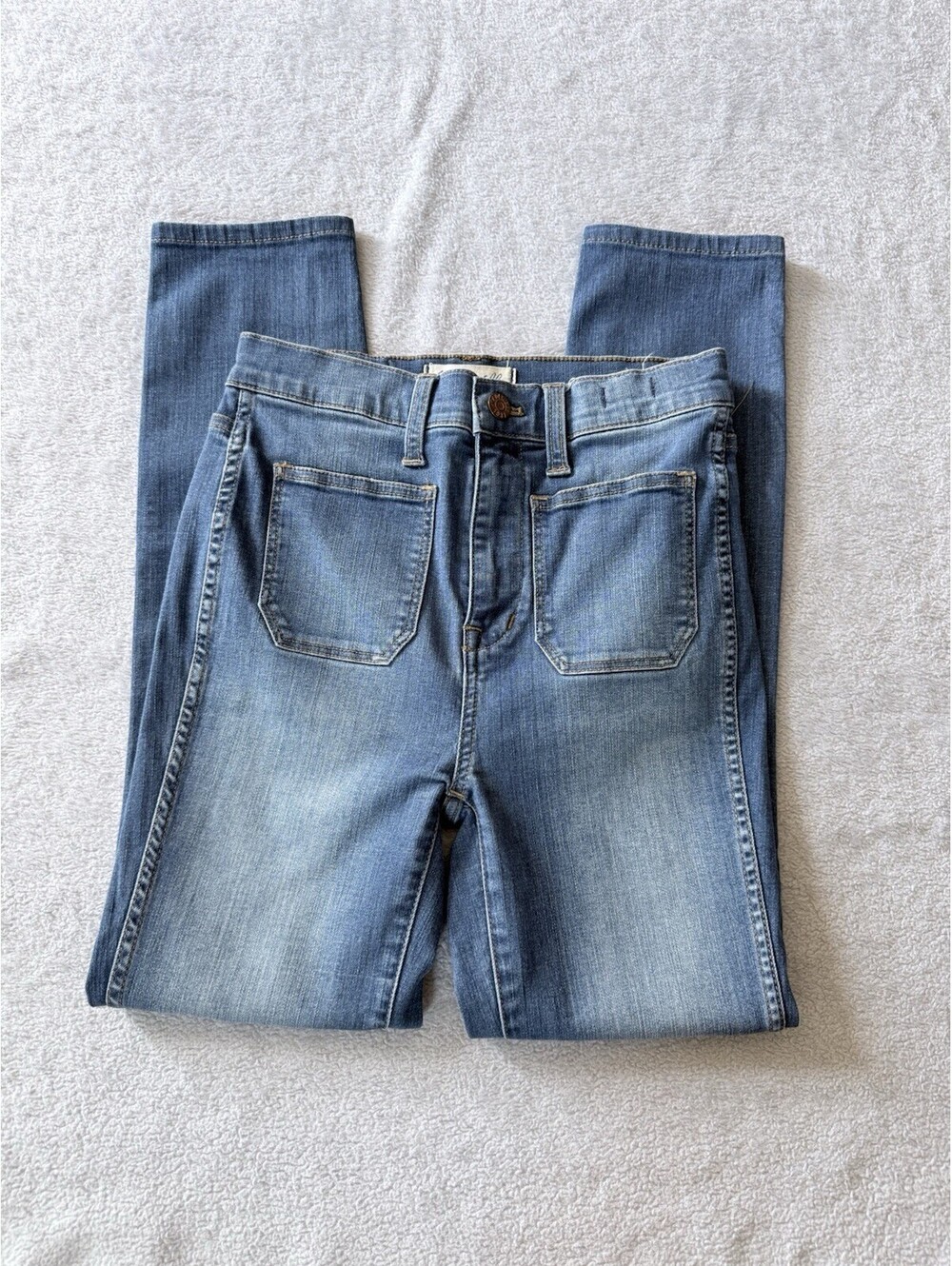 Madewell Jeans Women's 25‎ Skinny High Waisted Sailor Blue Denim